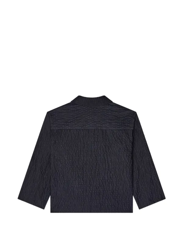 Emporio Armani Kids シアサッカージャケット | ブルー | FARFETCH JP