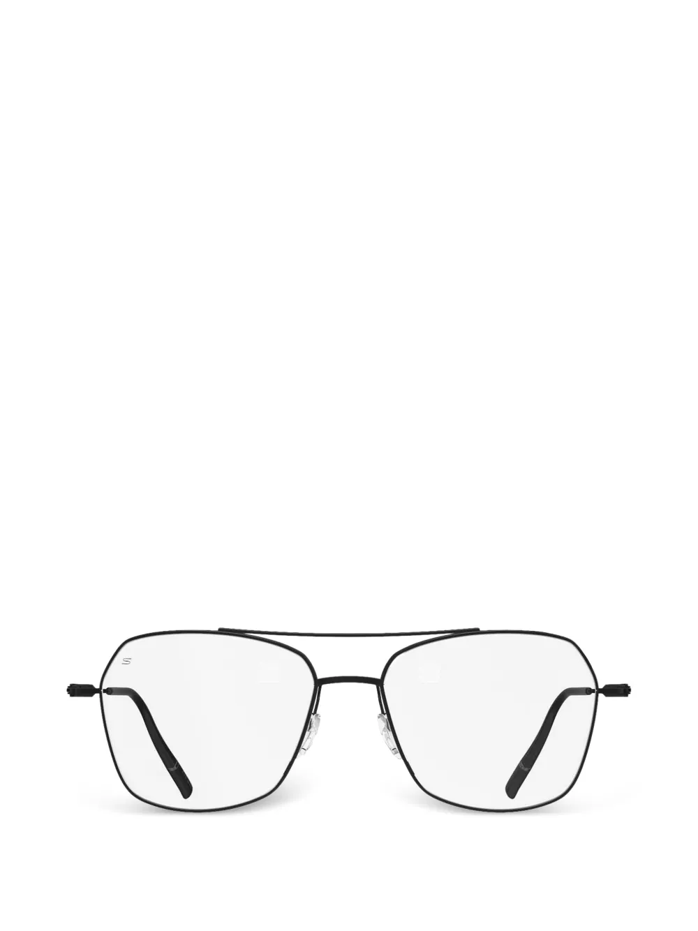 Silhouette Pure Visionary pilot-frame glasses - Nero