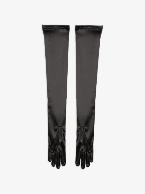 ROOM76 satin-finish opera-length gloves