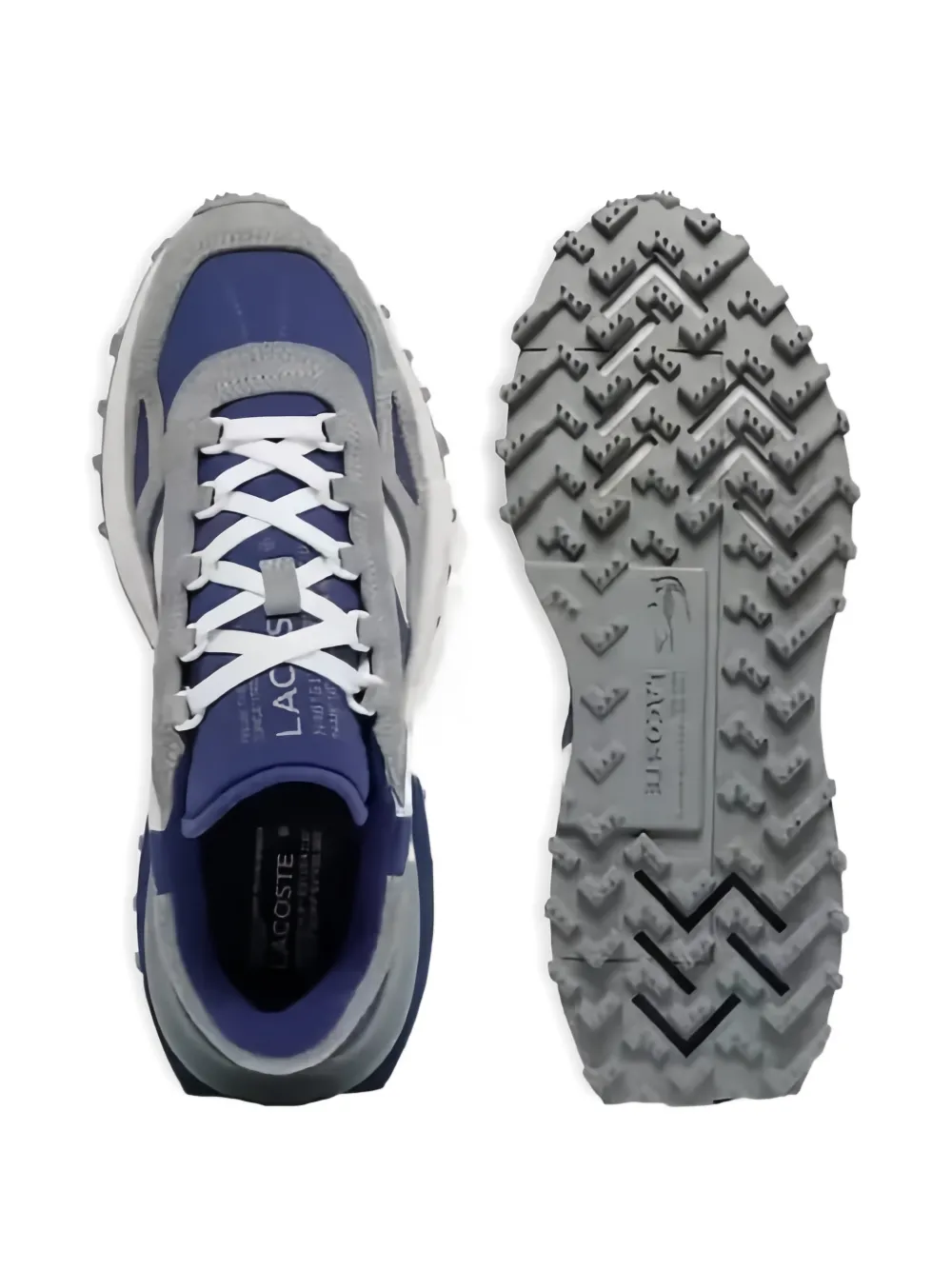Lacoste Elite Active sneakers met vlakken Blauw
