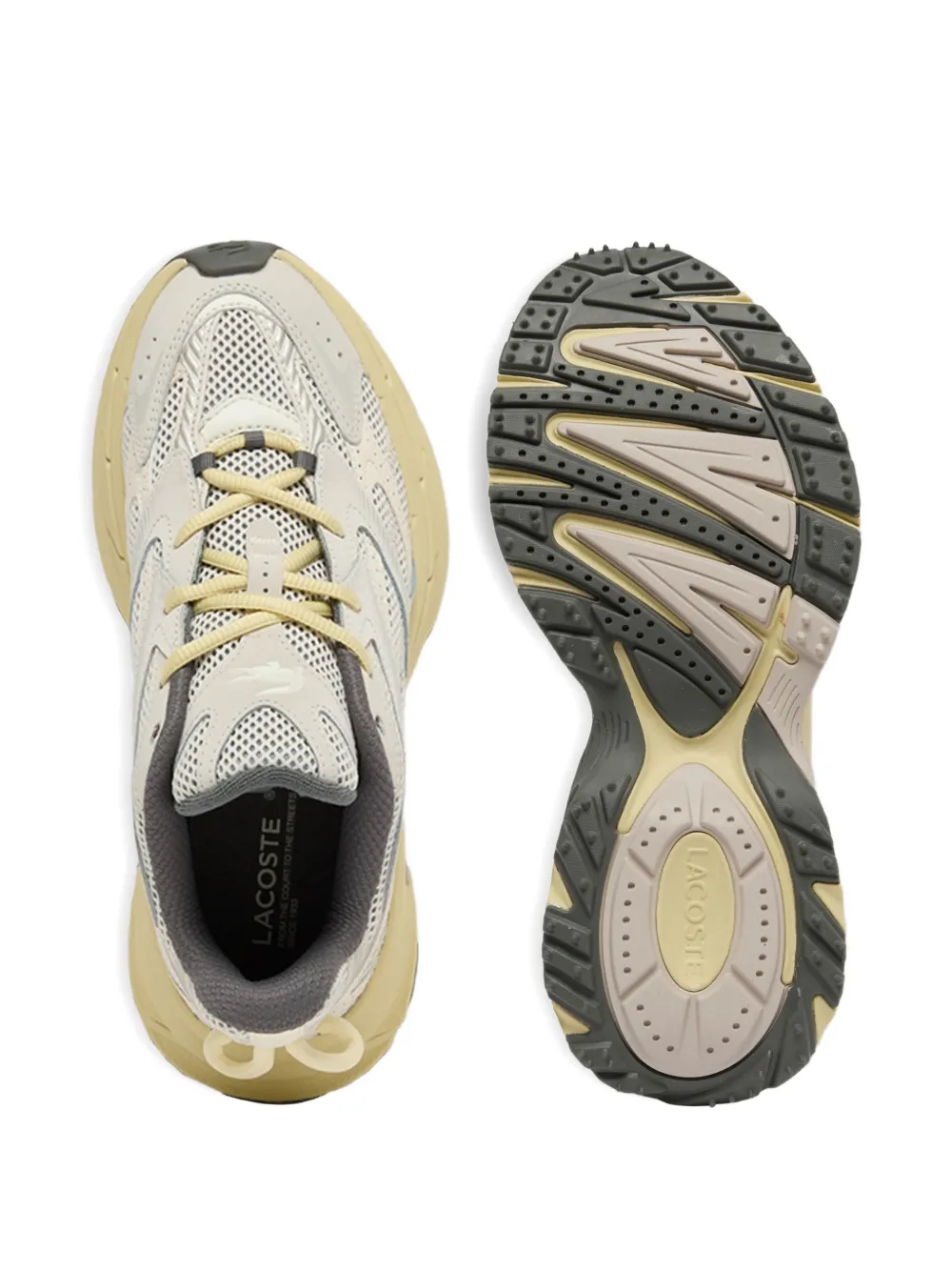 Lacoste L003 Neo Shot panelled sneakers Beige