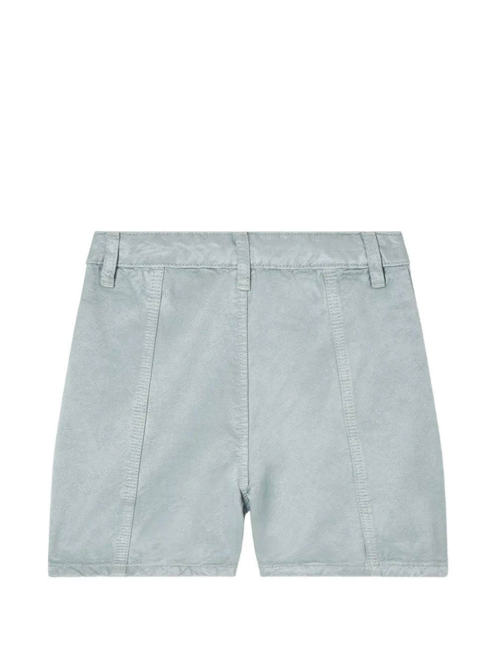 Emporio Armani Kids Shorts met geborduurd logo en opgestikte zak Blauw