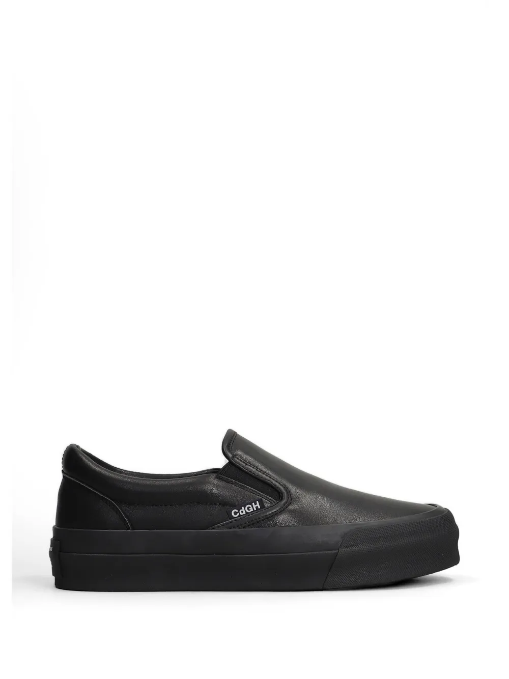 Comme des Garçons Homme Steer slip-on leather sneakers - Nero