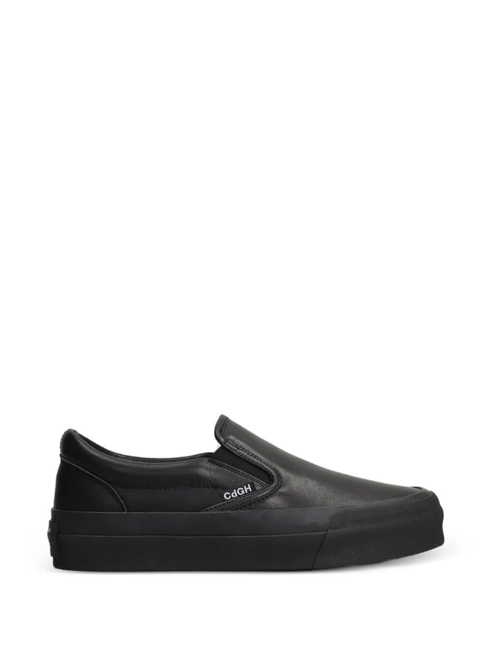 Comme des Garçons Homme Steer slip-on leather sneakers - Nero