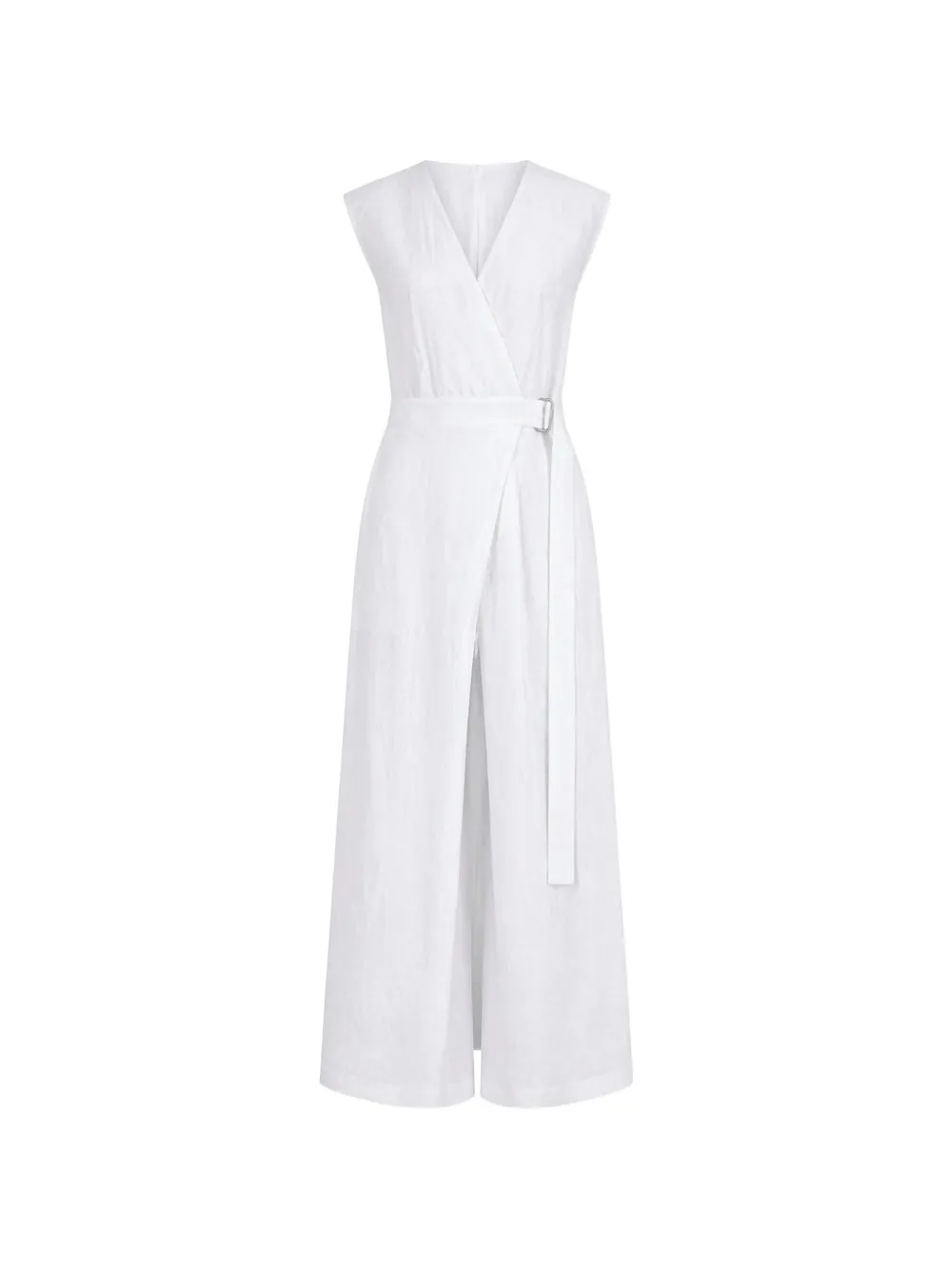 MeimeiJ belted wrap-style jumpsuit - Bianco