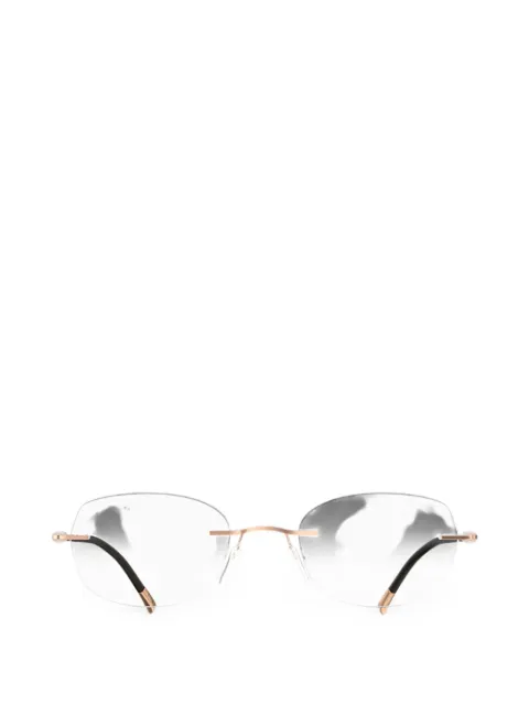 Silhouette Purist rimless geometric-frame glasses