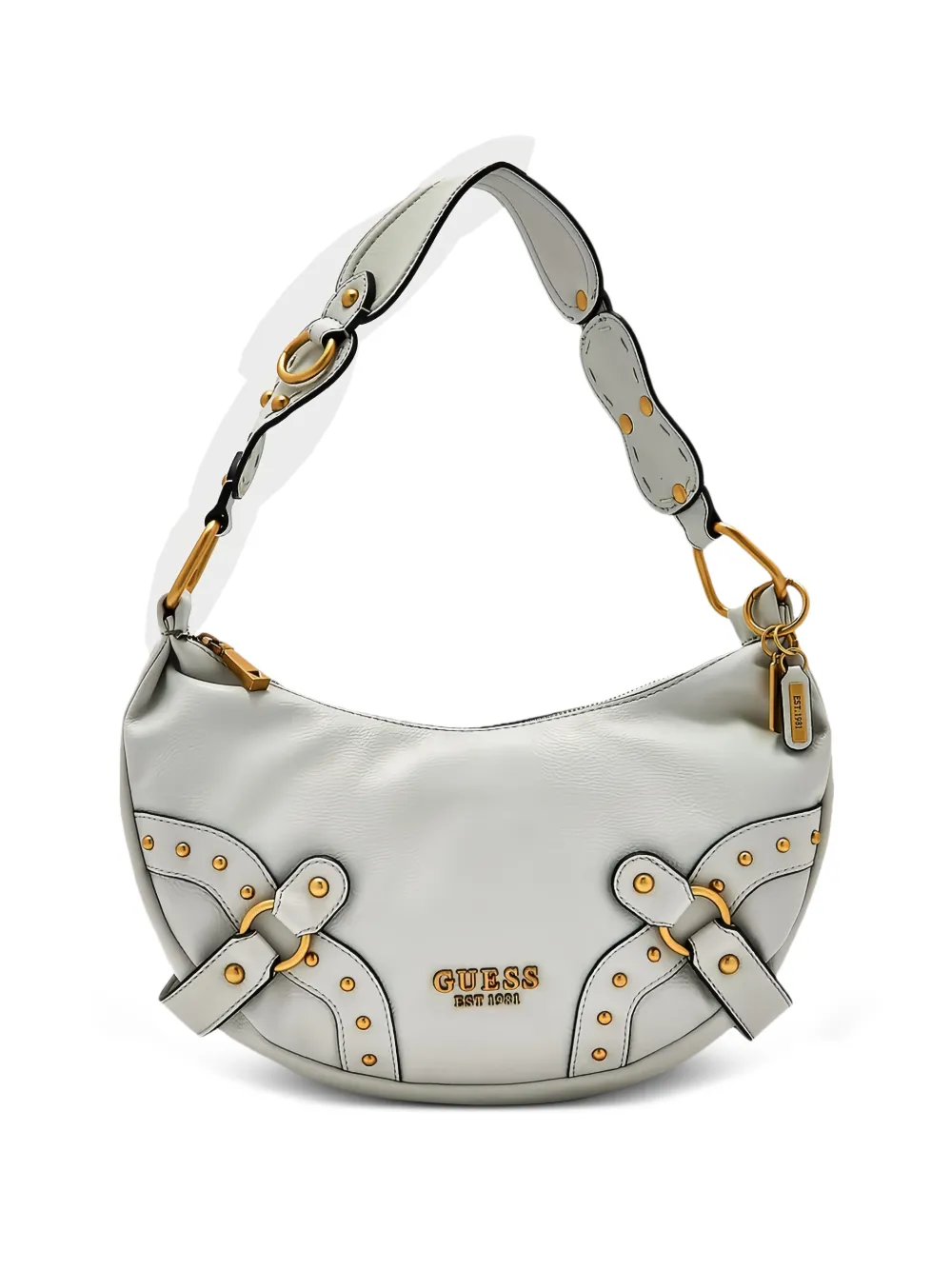 GUESS USA Natalya stud-embellished shoulder bag - Grigio