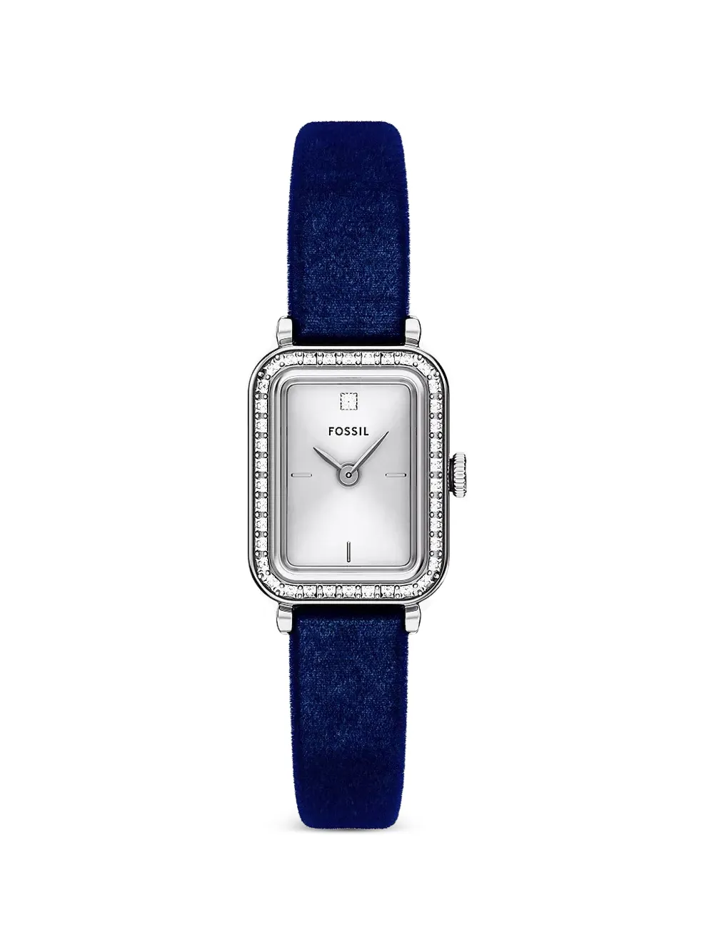 FOSSIL mini Raquel crystal-embellished 18mm watch - Argento