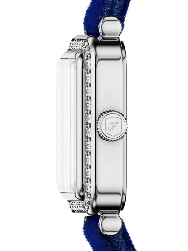 Fossil Silver Watch with Crystal Embellishments s-l400.jpg main image 3