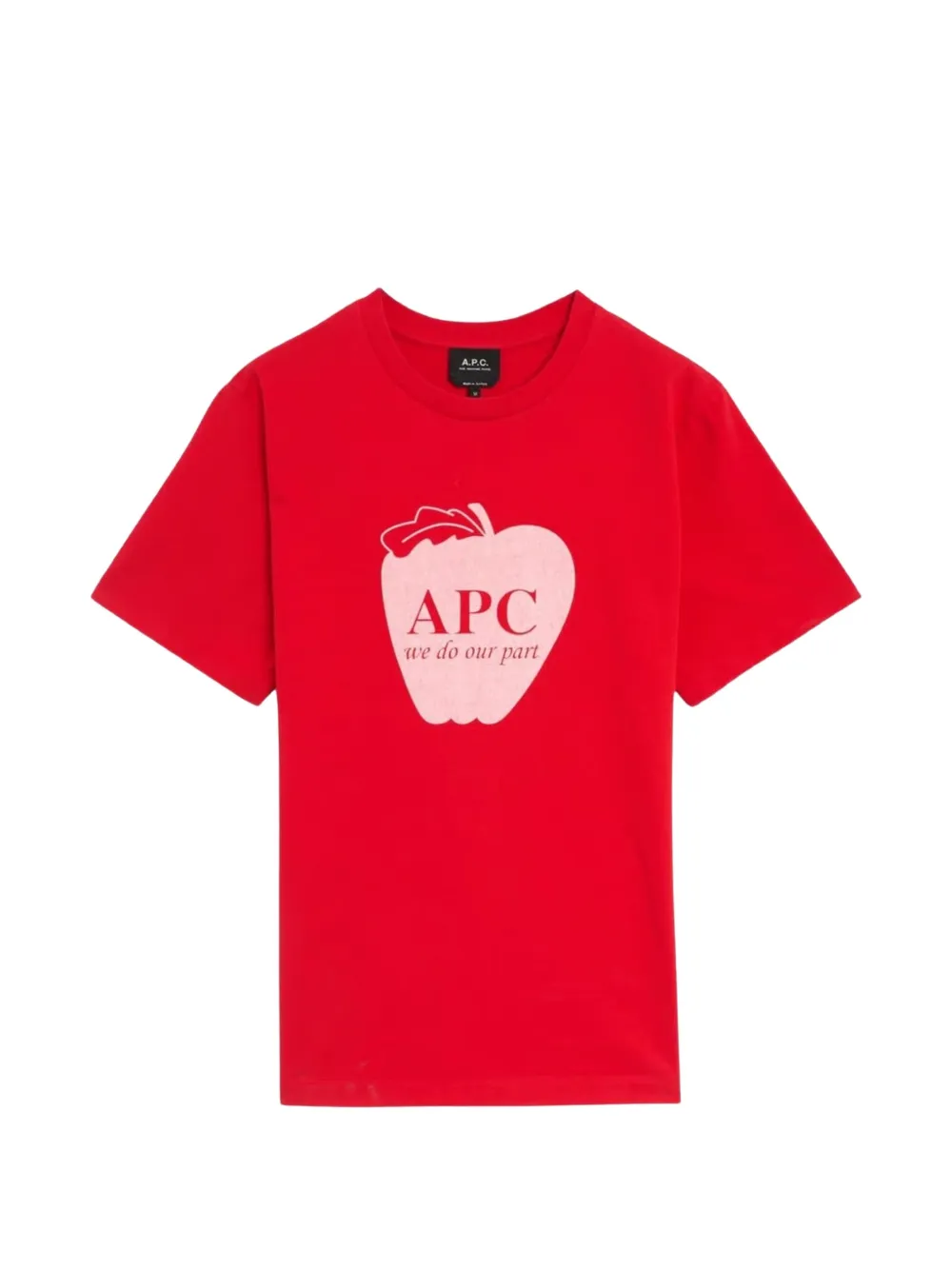 A.P.C. graphic-print T-shirt - Rot
