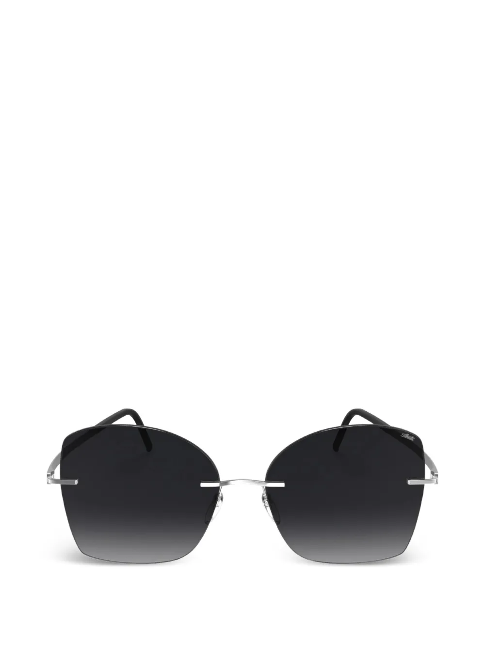 Silhouette oversized-frame sunglasses - Silber
