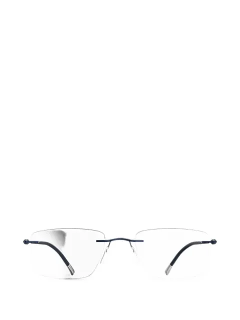 Silhouette rimless rectangle-frame glasses