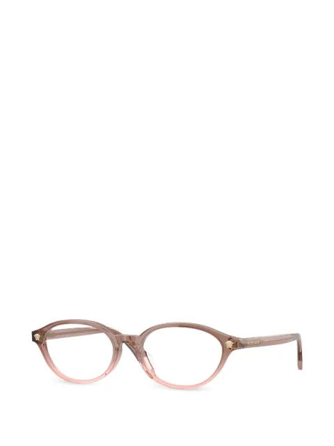 Versace round-frame logo-hardware glasses