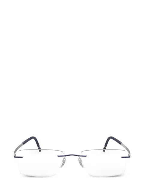 Silhouette rimless rectangle-frame glasses