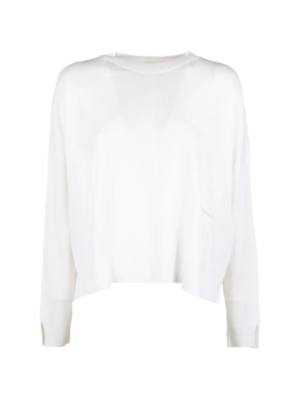cinque long-sleeves sweater - Bianco