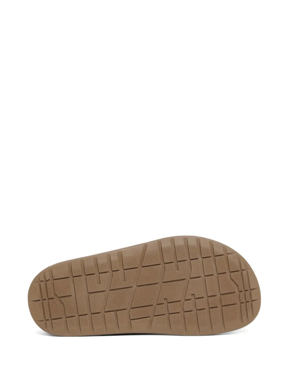 Emporio Armani Kids touch-strap logo-patch sandals Beige