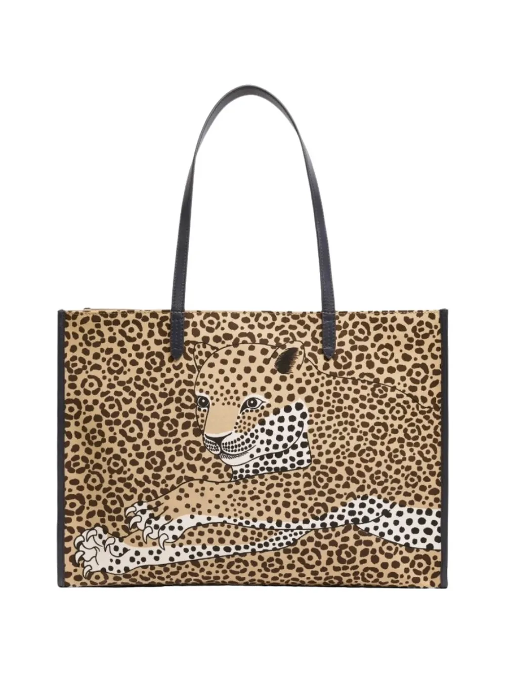 Inoui Editions Felis leopard-print shoulder bag - Toni neutri