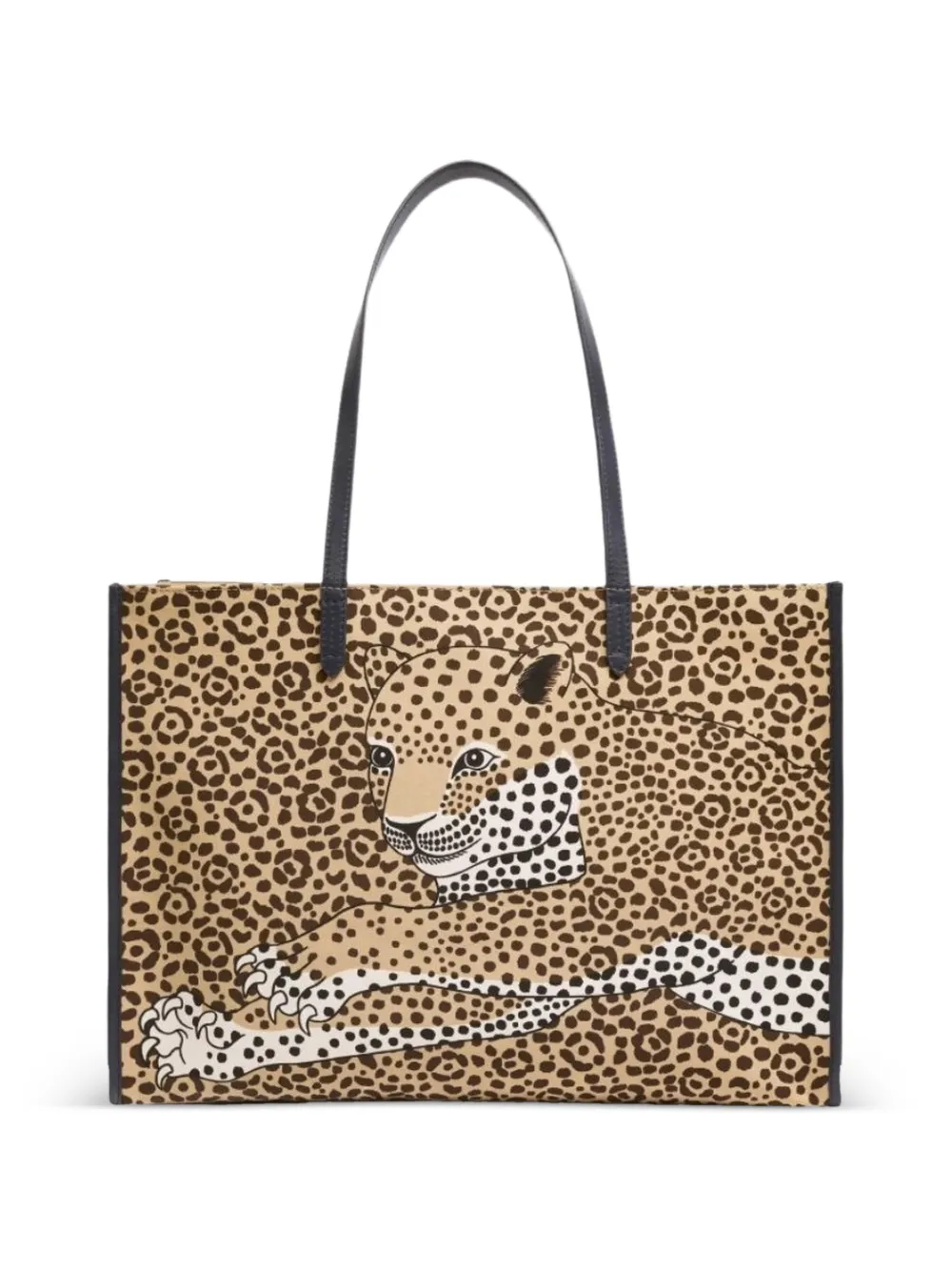 Inoui Editions Felis leopard-print shoulder bag - Toni neutri