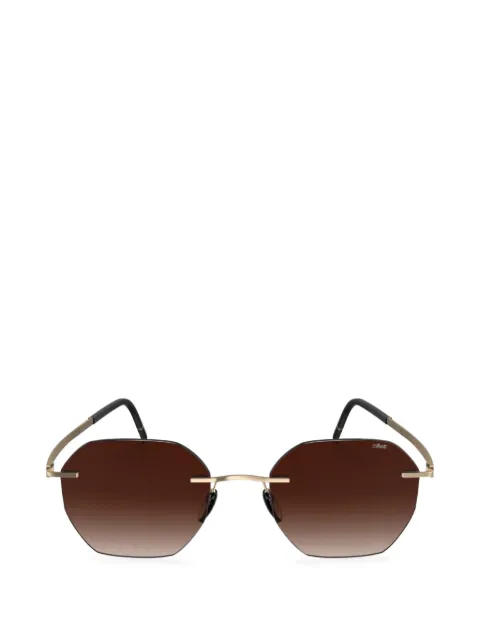 Silhouette geometric-frame sunglasses