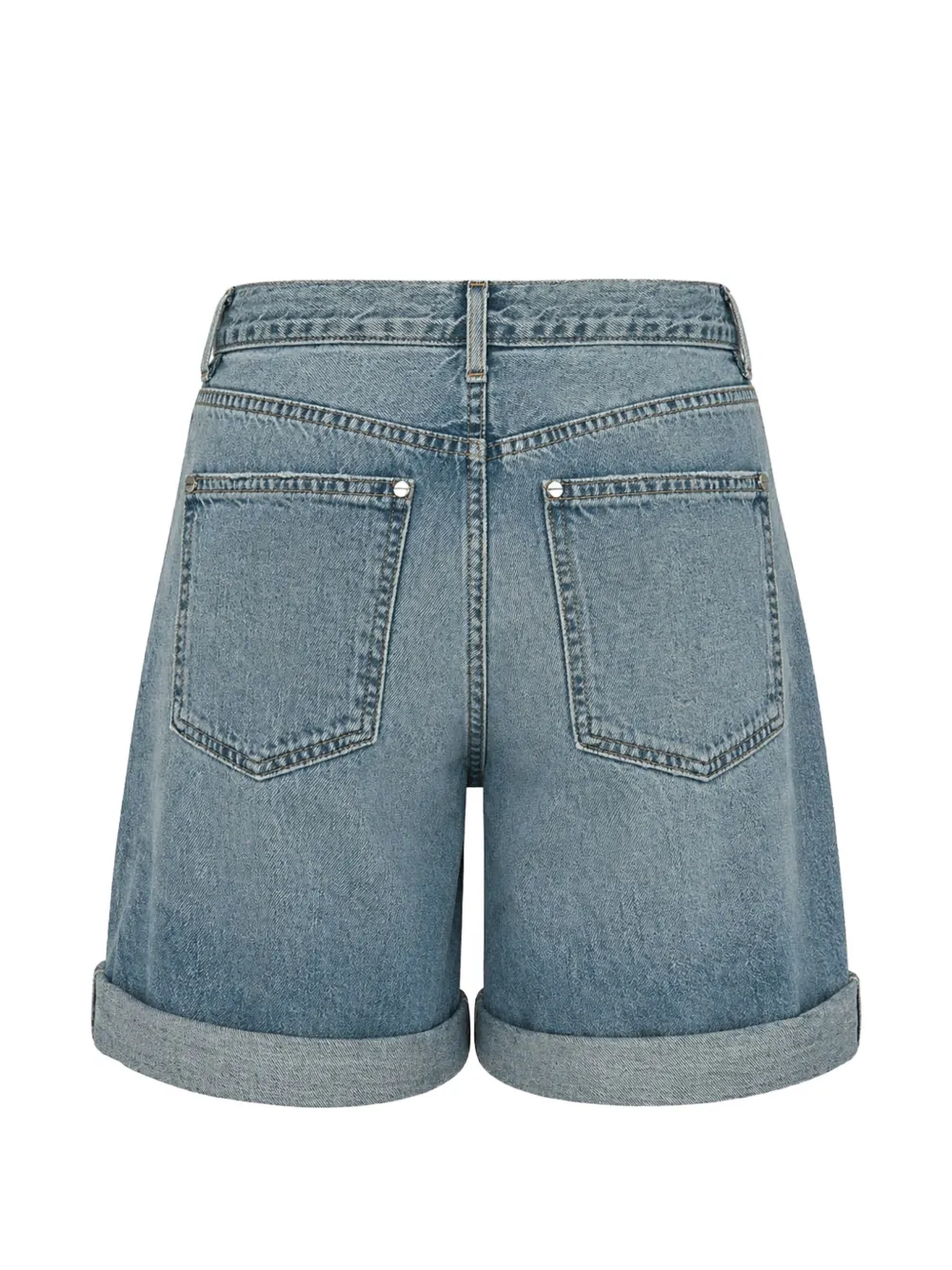 TWP Shorts met vervaagd effect Blauw