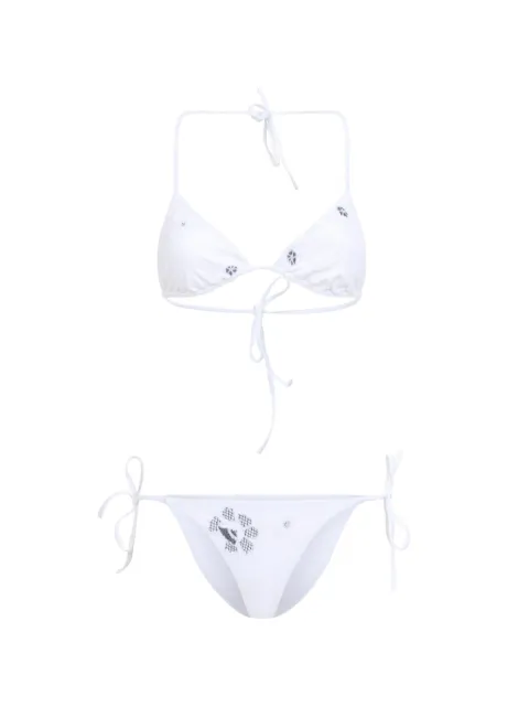 Ermanno Scervino bikini con bordado floral