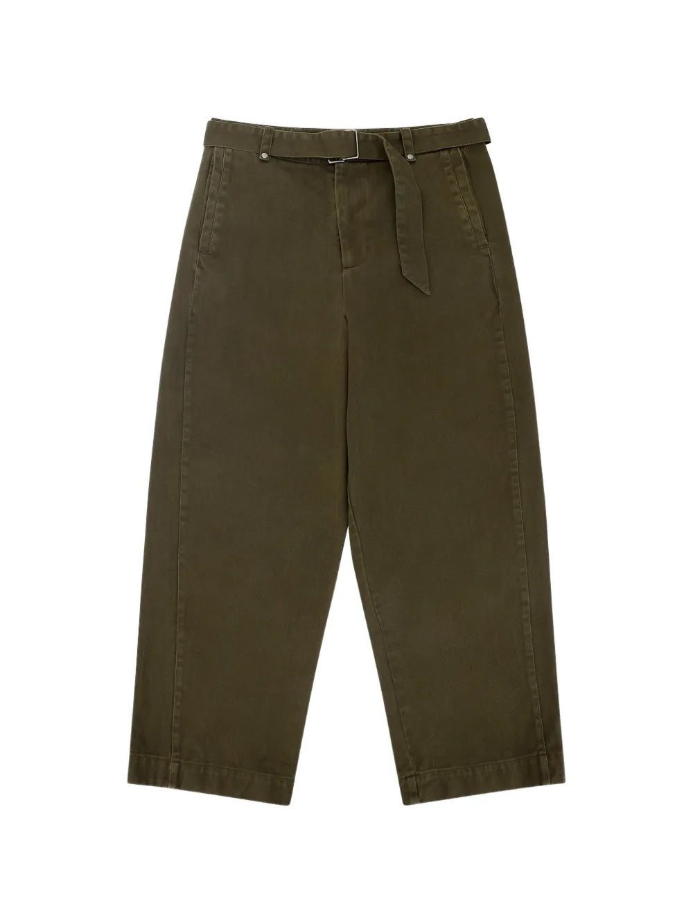 ENTIRE STUDIOS Gully belted wide-leg jeans - Verde