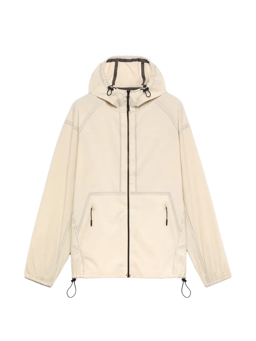 Oakley Fusion Long-sleeves Drawstring Jacket In Brown