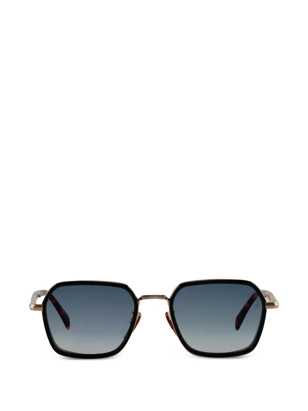 DAVID BECKHAM EYEWEAR geometric-frame sunglasses - Marrone