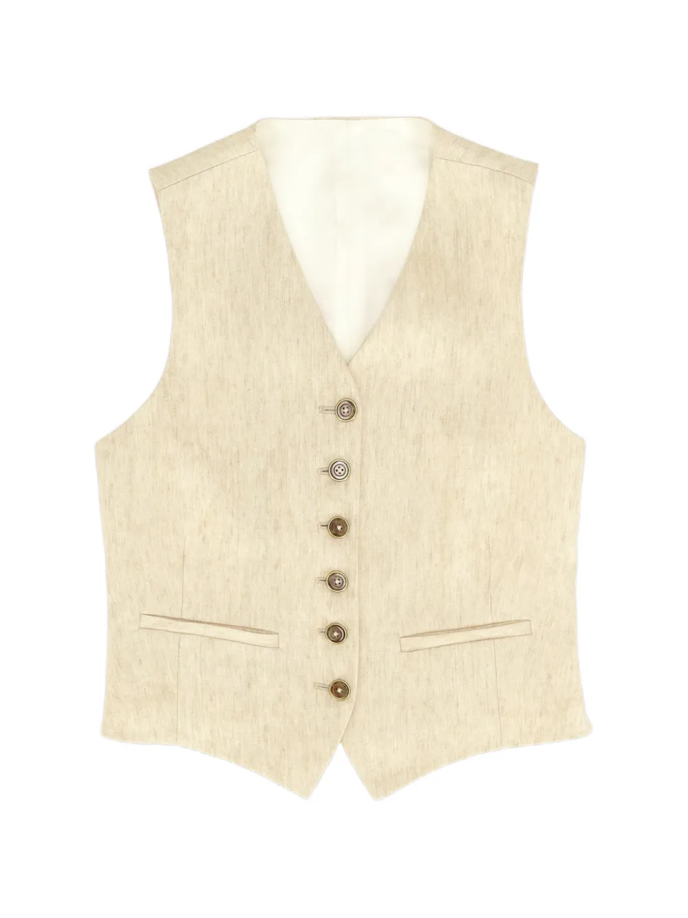 Fortela Demi single-breasted waistcoat - Neutrals