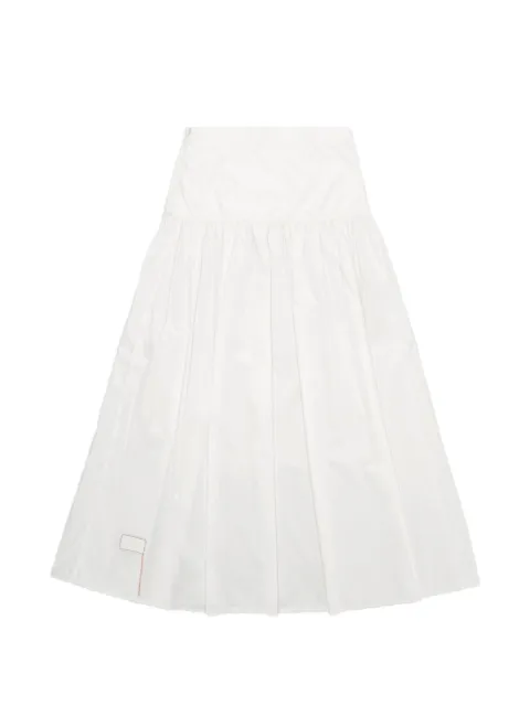 Fortela Naomi pleated poplin skirt