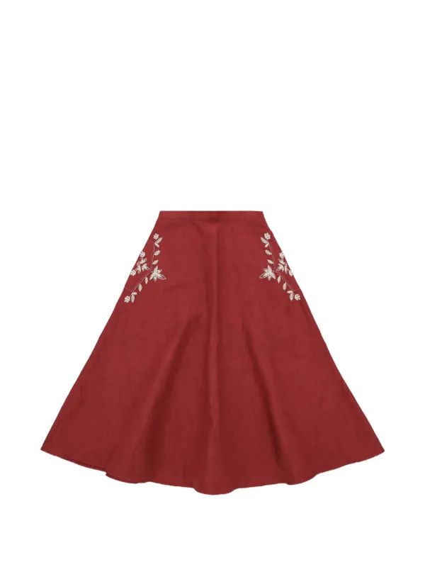 Fortela Nicole Embroidered Skirt