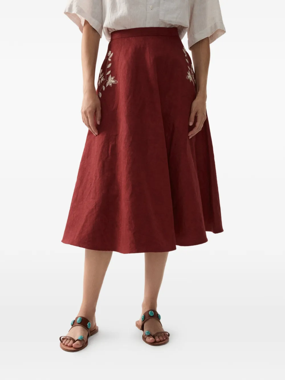 Fortela Nicole Embroidered Skirt, view 3