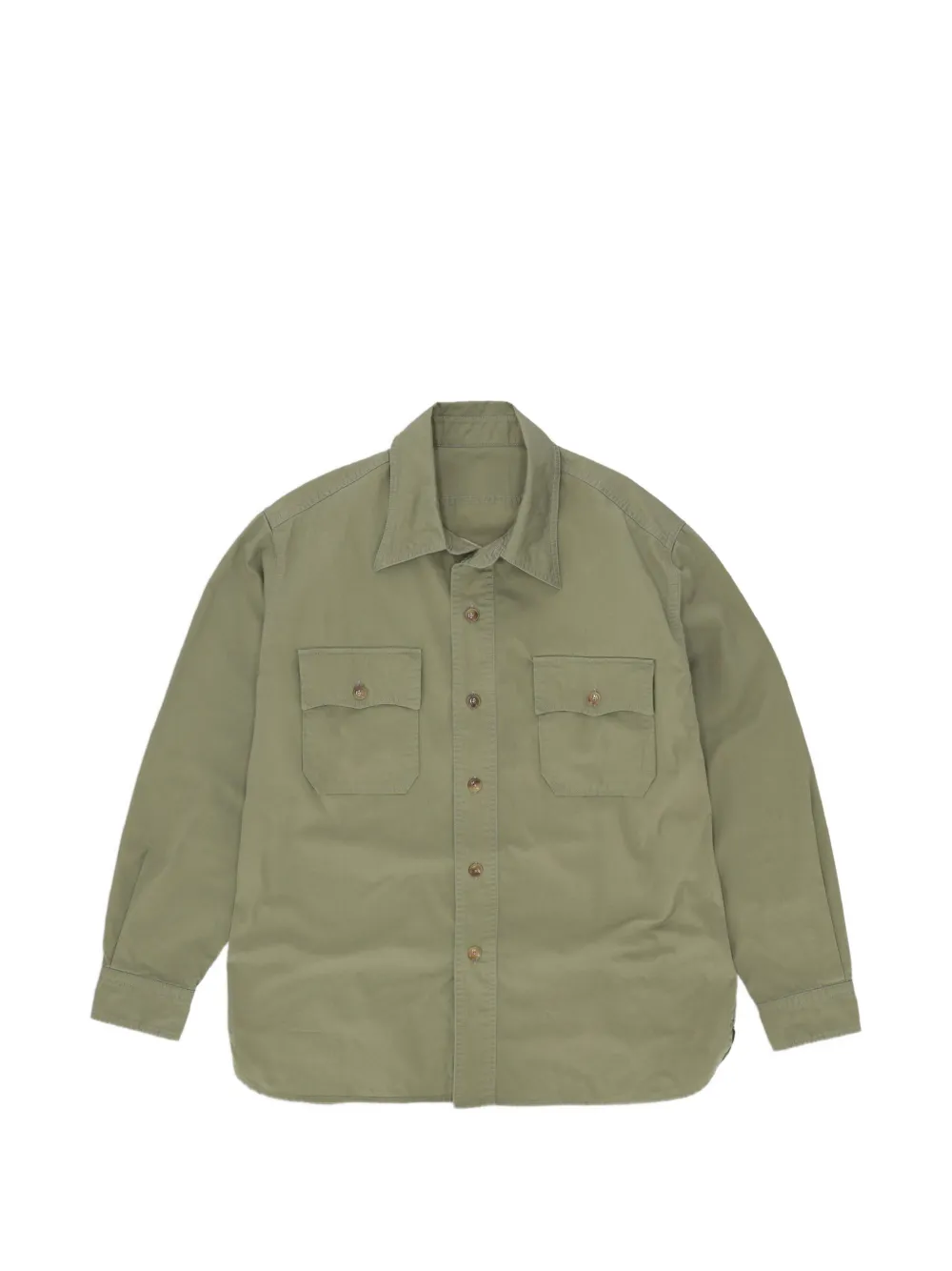 Fortela Cpo2.0 cotton shirt jacket - Verde