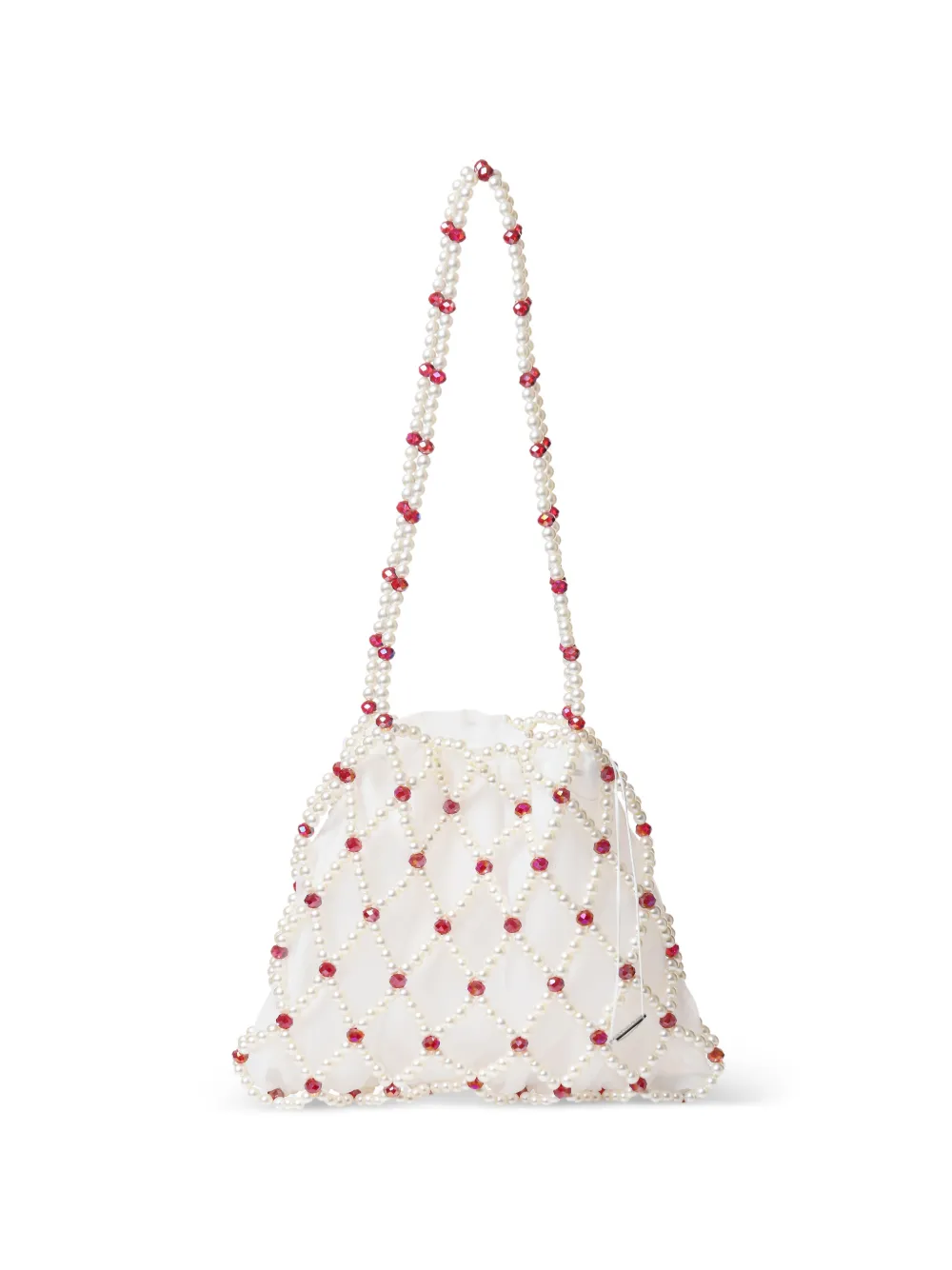 0711 Verzierte Belle Schultertasche - Nude