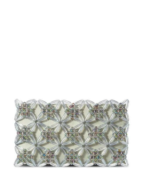 0711 Rhea bead-embellished clutch bag