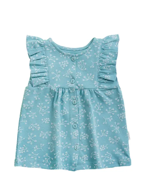 Andywawa vestido con volantes y estampado floral