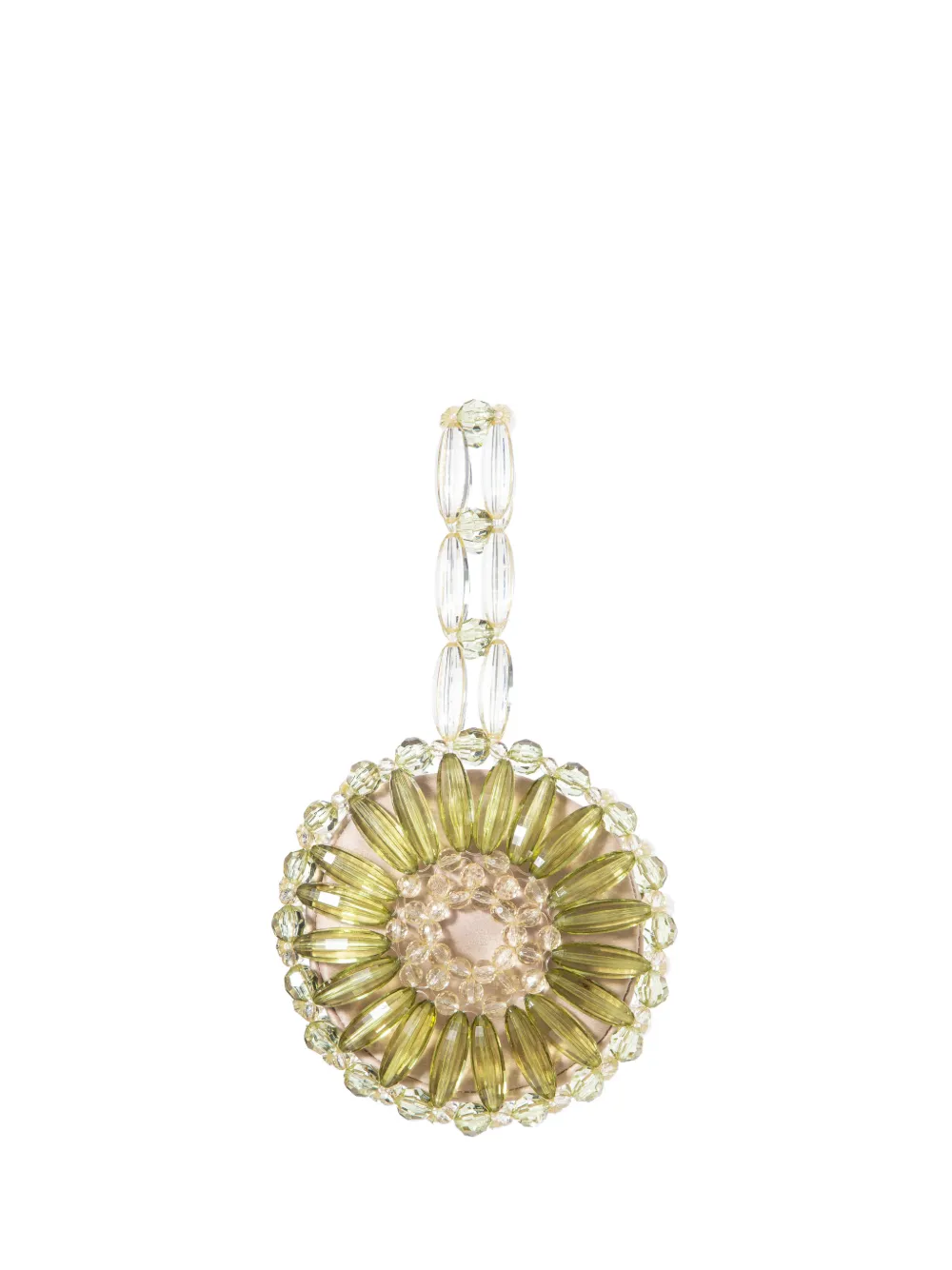 0711 Arya bead-embellished mini bag - Verde