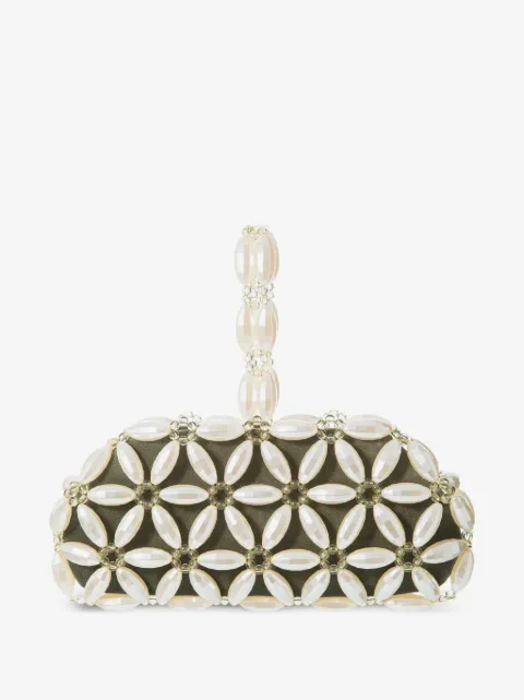 0711 Tebea bead-embellished tote bag