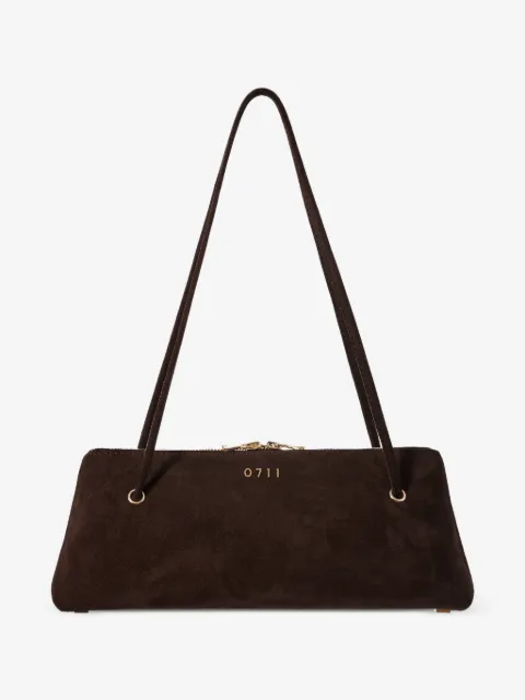0711 Leslie suede shoulder bag