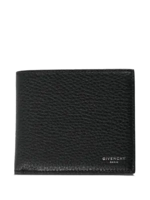 Givenchy Textured Leather Folding Wallet | Black | FARFETCH JO