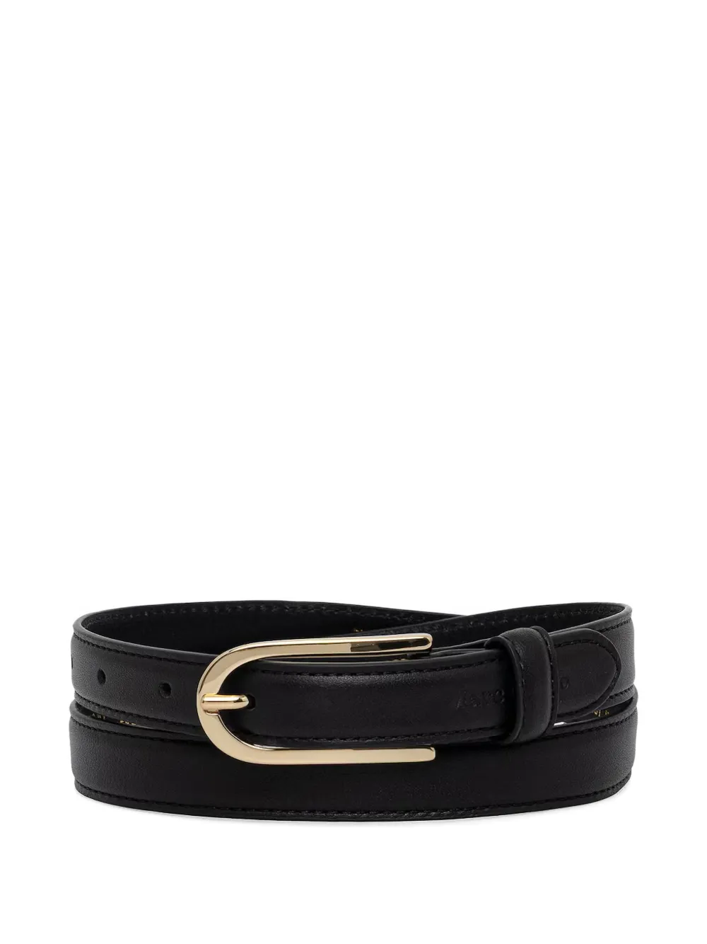 Marc O'Polo buckle-fastening leather belt - Nero