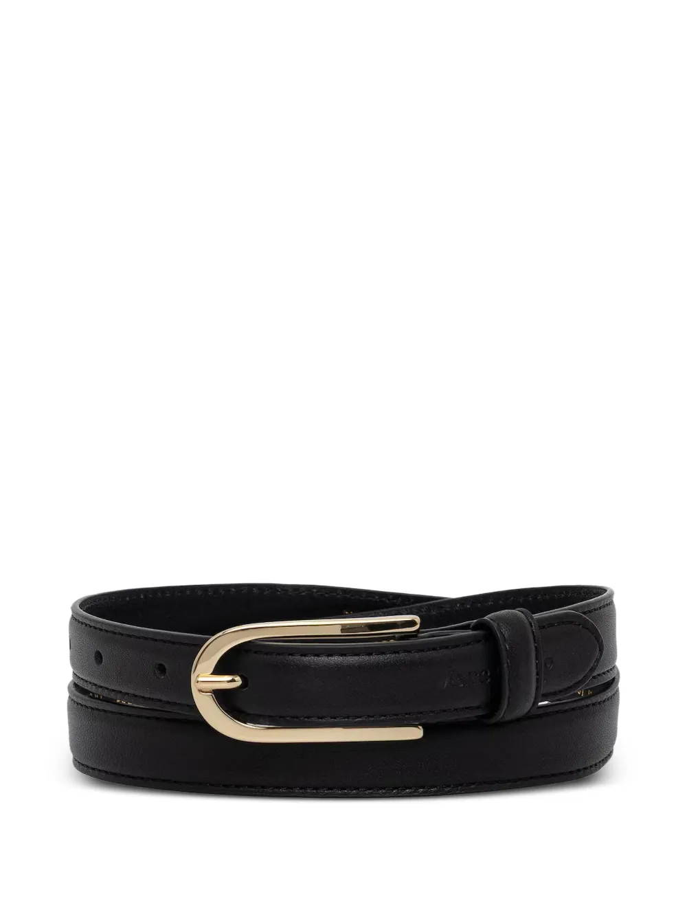 Marc O'Polo buckle-fastening leather belt - Nero