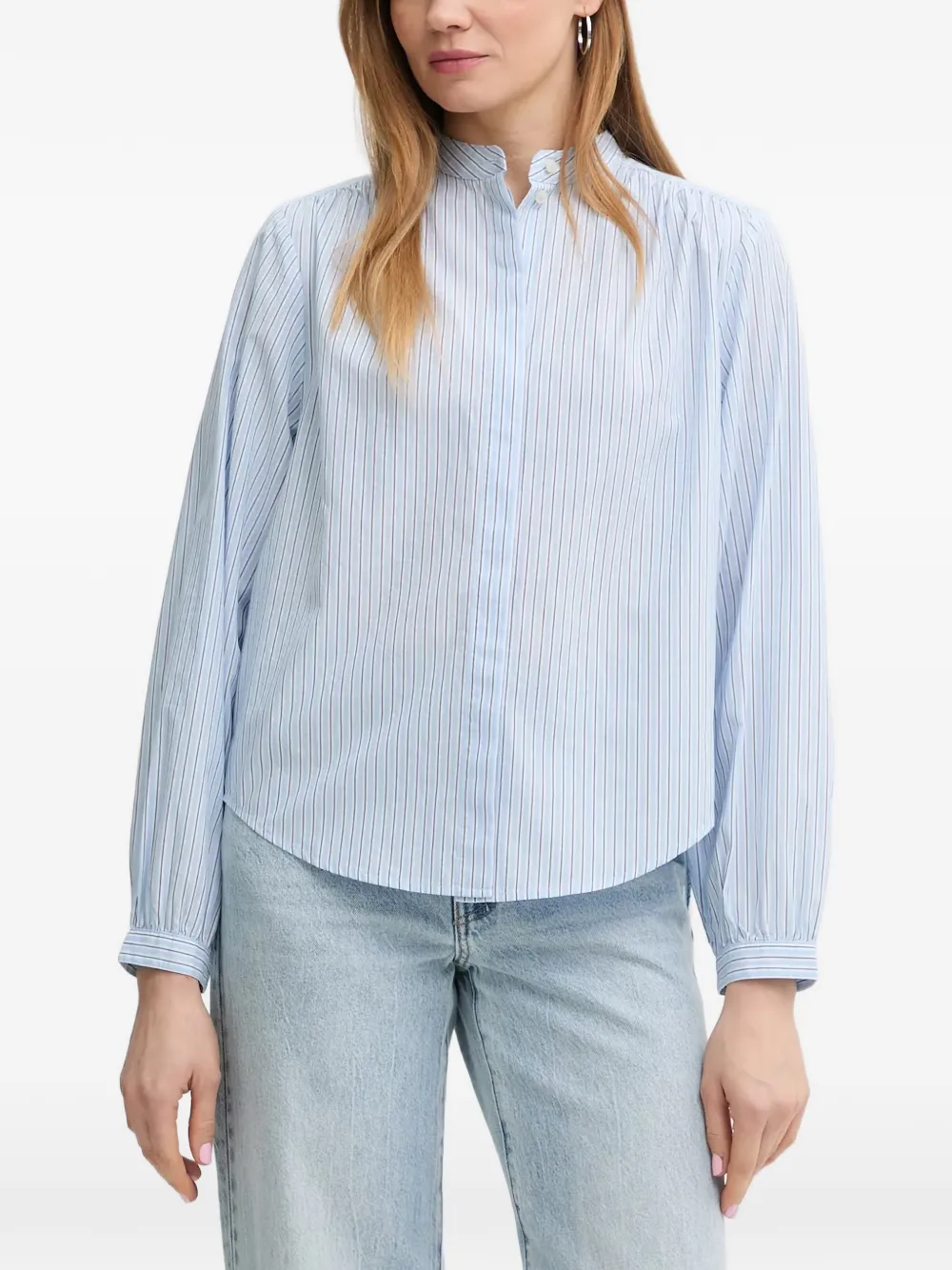 Marc O'Polo cotton striped shirt - Blu