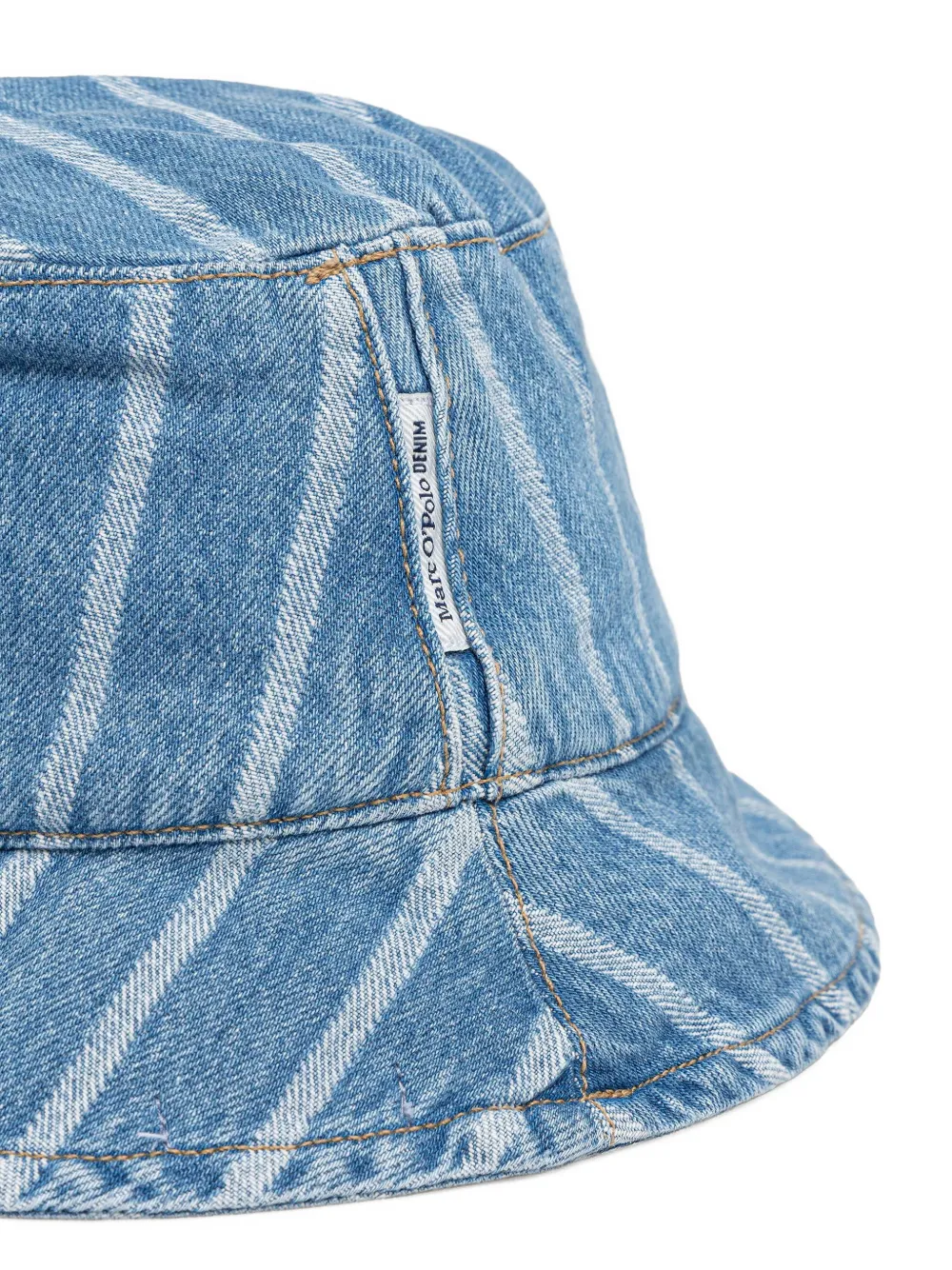 Marc O'Polo Denim gestreepte vissershoed Blauw