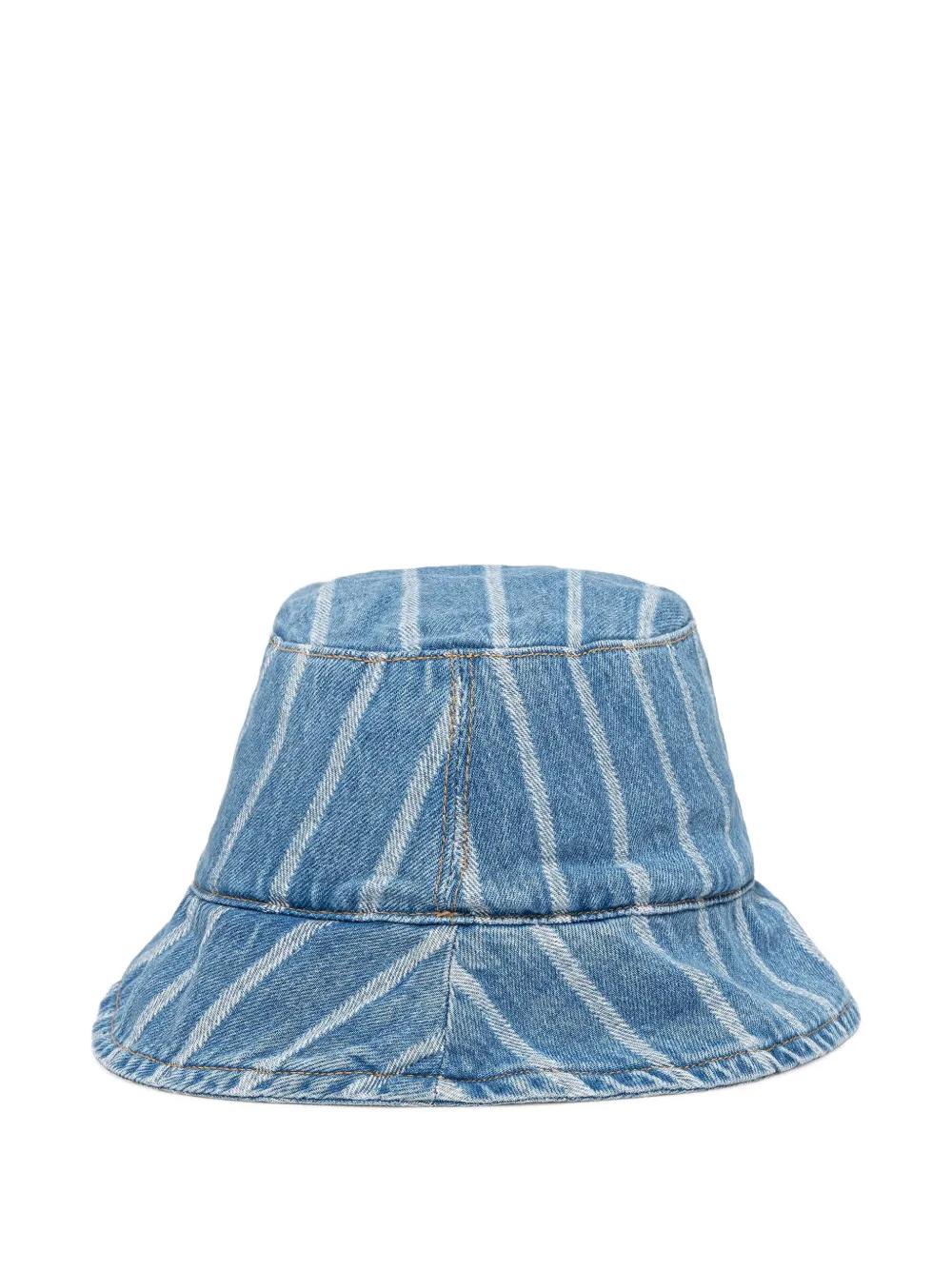 Marc O'Polo striped denim bucket hat - Blu