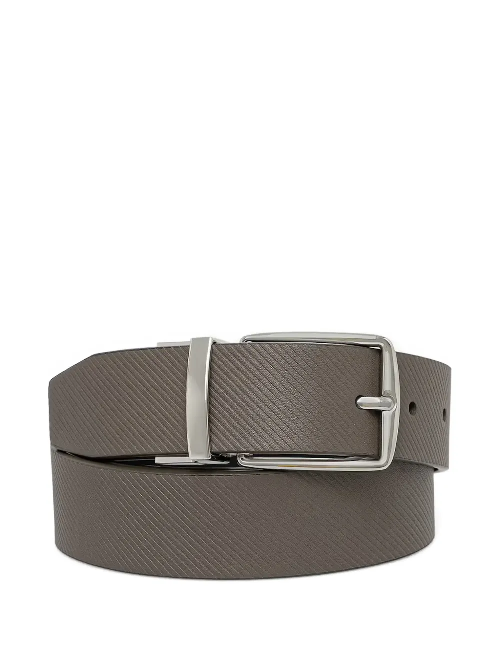 Marc O'Polo reversible textured-leather belt - Grigio