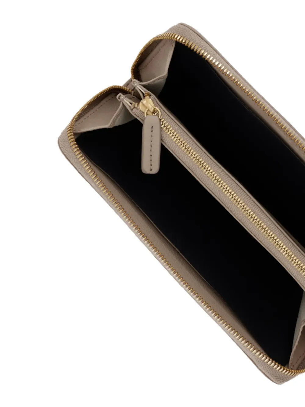 Marc O'Polo Portemonnee met logopatch en bewerkt effect Beige
