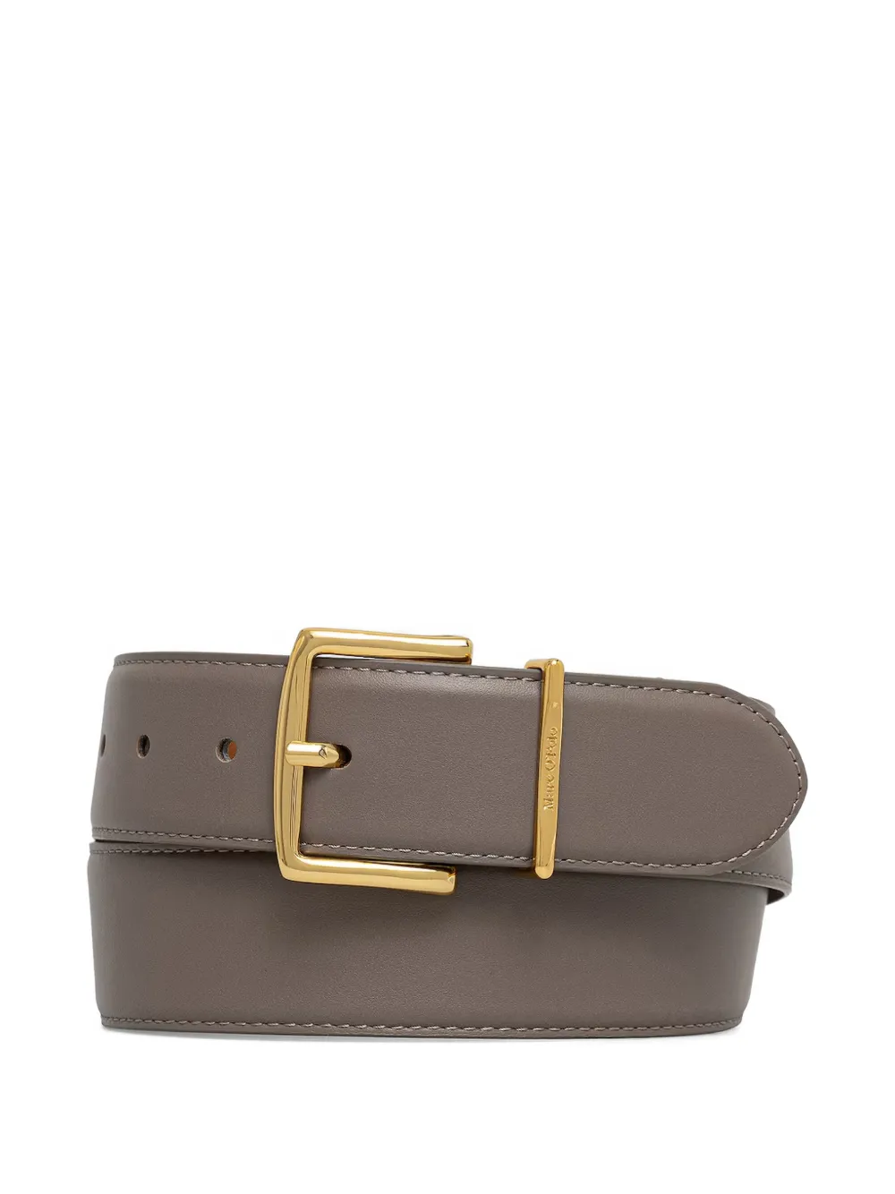 Marc O'Polo buckle-fastening leather belt - Grigio
