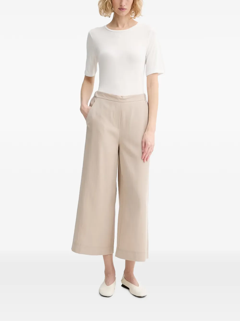 Marc O'Polo Elastische broek Beige