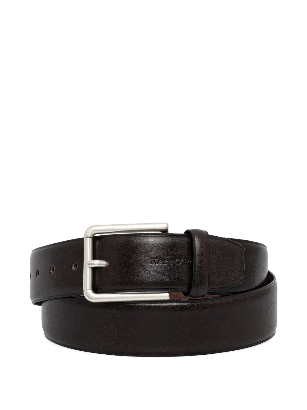 Marc O'Polo buckle-fastening leather belt - Braun